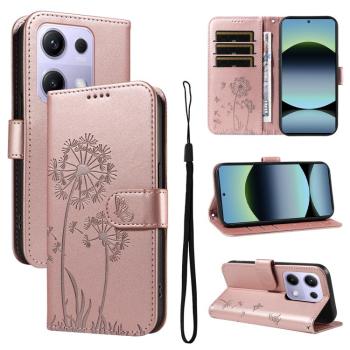 ART DANDELION Peňaženkové puzdro pre Xiaomi Redmi Note 14S ružové