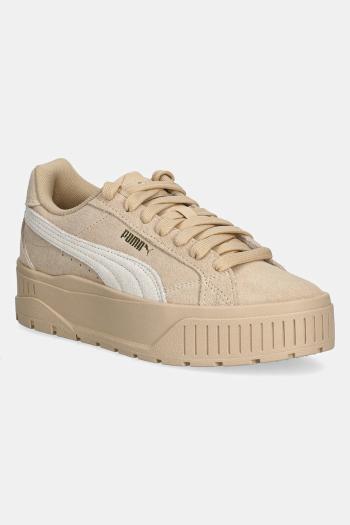 Semišové tenisky Puma Karmen II hnedá farba, 397457
