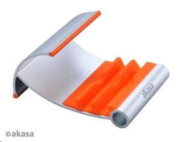 AKASA stojanček na tablet AK-NC054-OR, hliníkový, oranžový
