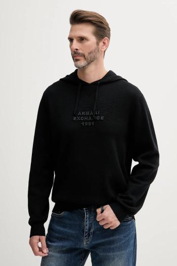 Vlnený sveter Armani Exchange tmavomodrá farba, XM000694 AF11982
