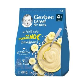 Gerber Cereal Mliečna KAŠA Dobrú noc Banánová