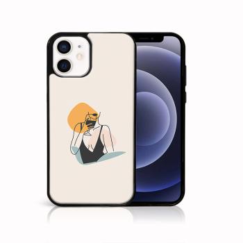 MY ART Ochranný obal pre Apple iPhone 12 mini WOMAN (197)