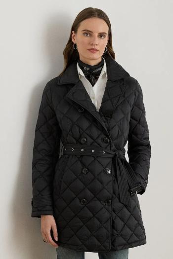 Kabát Lauren Ralph Lauren čierna farba, 297979514