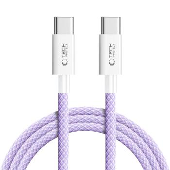 TECH-PROTECT ULTRABOOST LITE Kábel USB Typ-C 60W 200cm MAUVE