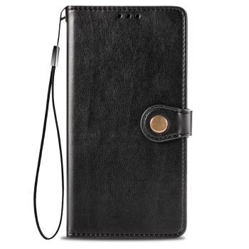 LEATHER BUCKLE Peňaženkový obal Xiaomi Poco X3 NFC / X3 Pro čierny