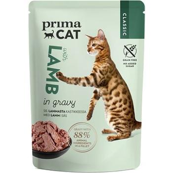 PrimaCat Kapsička, Filety s jahňacím v šťave, 85 g (6430069586582)