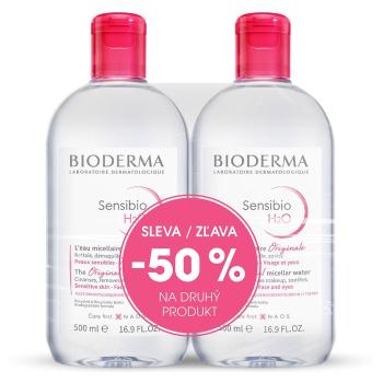 Bioderma Sensibio H2O Festival pleťová voda na citlivú pleť 2 x 500 ml darčeková sada