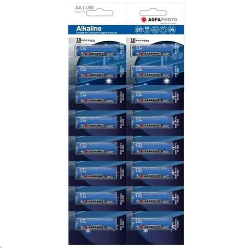 AgfaPhoto Power alkalická batéria LR06/AA, blister 16ks