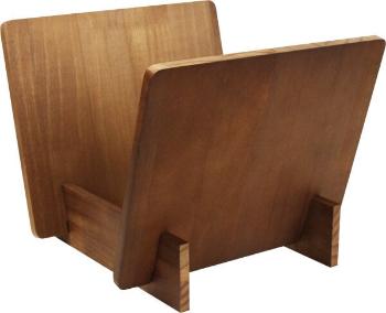 Muziker Self-Assembly Paulownia Stolový stojan na LP platne Natural