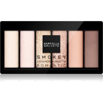 Gabriella Salvete Eyeshadow 6 Shades Palette paletka očných tieňov odtieň 02 Romantic 12 g