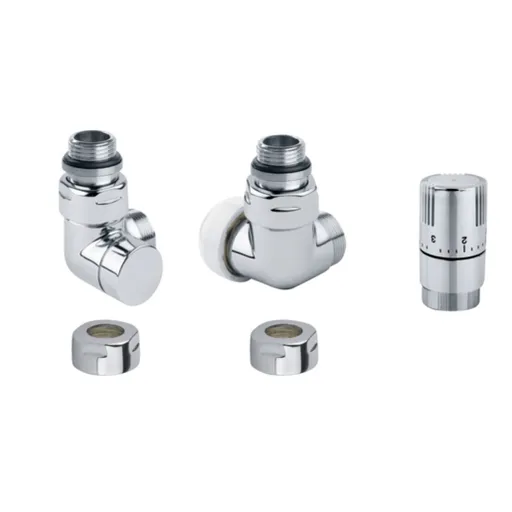 Termostatická sada ISAN uhlová ľavá chróm O39CUAL104