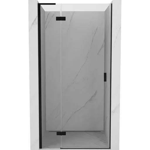 MEXEN/S - Mist-H L sprchové dvere krídlové ľavé 95, transparent, čierna 8A5L-095-000-70-00-L