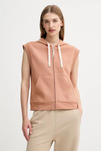Mikina Weekend Max Mara PANK hnedá farba, s kapucňou, jednofarebná, 2525926041600