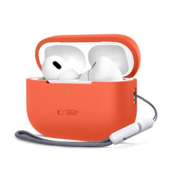 Tech-Protect Silicone puzdro na Apple AirPods Pro 1 / 2, oranžové