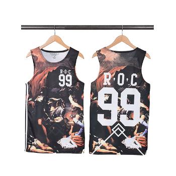 Rocawear Ceasar Basketball Tank Tops Black R1401T157-100 - XL