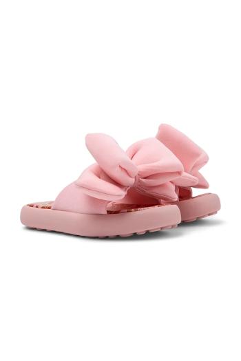 Detské šľapky Camper Pelotas Flota Sandal Kids ružová farba, K800624