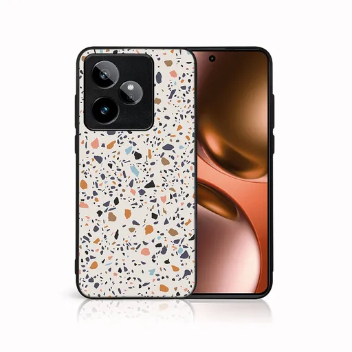 MY ART Ochranný kryt pre Realme GT 7T 5G BEIGE TERRAZZO (162)