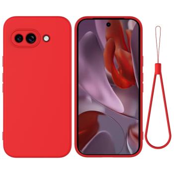 RUBBER Ochranný kryt pre Google Pixel 9a červený