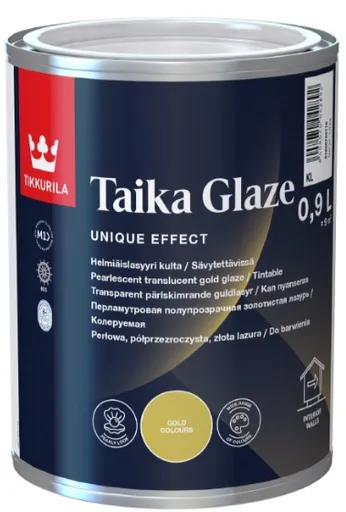 TAIKA PEARL GLAZE - Glazúra s kovovým perleťovým efektom (zákazkové miešanie) 0,9 l strieborná - hopea