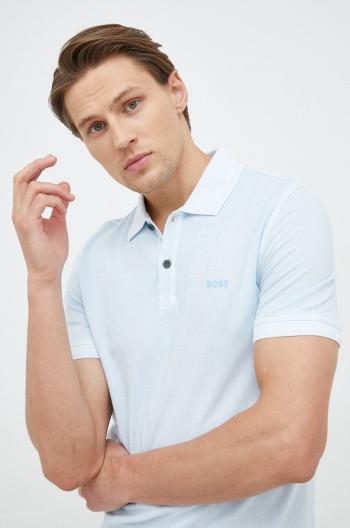 Bavlnené polo tričko BOSS Boss Casual jednofarebné,50468576