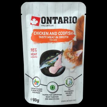 ONTARIO Kapsička kuracie a treska vo vývare 80 g