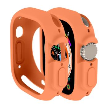 TPU HALF COVER Obal pre Apple Watch Ultra 1 / 2 49mm oranžový