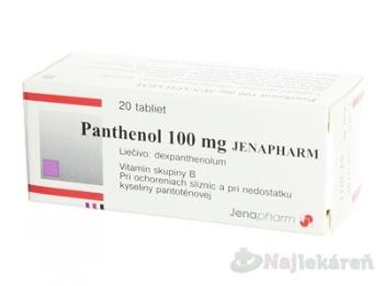 Panthenol 100 mg Jenapharm tbl.20 x 100 mg