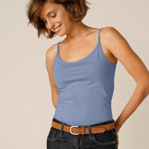 Top z bio bavlny s tenkými ramienkami