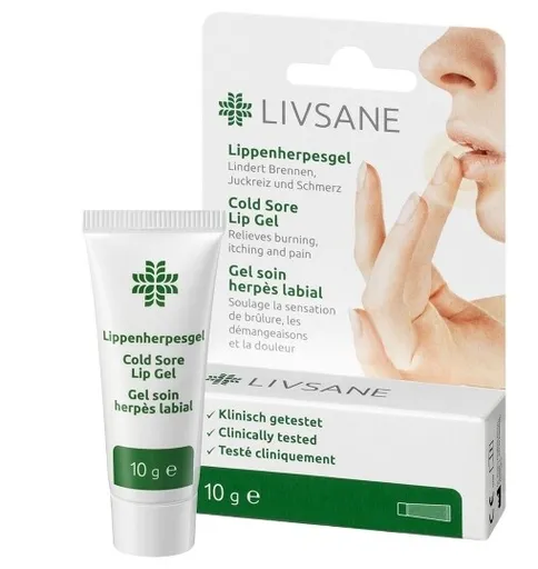 Livsane Gél na pery proti oparom 10 g