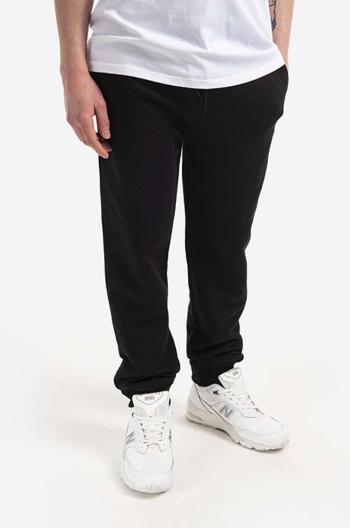 Bavlnené tepláky A.P.C. Jogging Item COEAS-H28072 BLACK čierna farba, jednofarebné