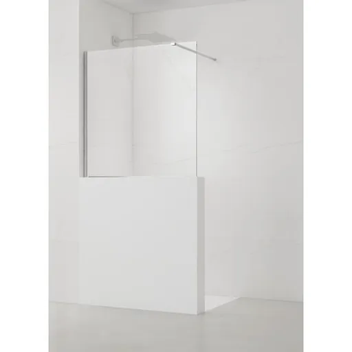 Sprchová zástěna SAT Walk-in 100x100 cm na nižšiu priečku SATBWIS100PR