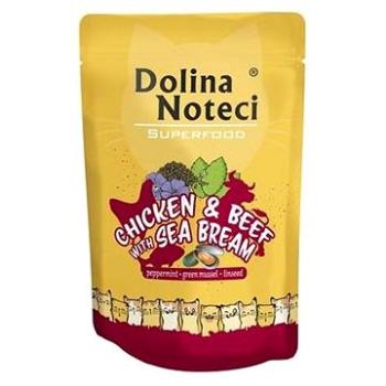 Dolina Noteci Superfood kuracie a hovädzie mäso s pražmou 80 % mäsa 85 g (5902921304746)