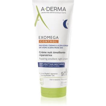 A-Derma Exomega Control Repairing Emollient Night Cream regeneračný nočný krém 200 ml