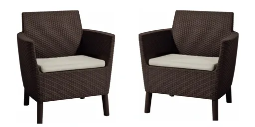 KETER Záhradné kreslá SALOMON DUO | hnedá