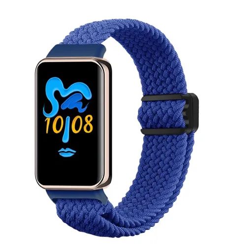 BRAIDED Nylonový remienok pre Honor Band 10 / Honor Band 9 tmavomodrý