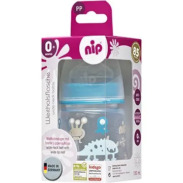 Nip PP fľaša so širokým hrdlom 150 ml chlapec (4000821350557)