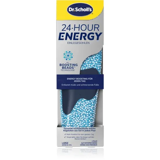 Scholl Dr. Scholl's 24 Hour Energy vložky do topánok veľkosť L 1 pár