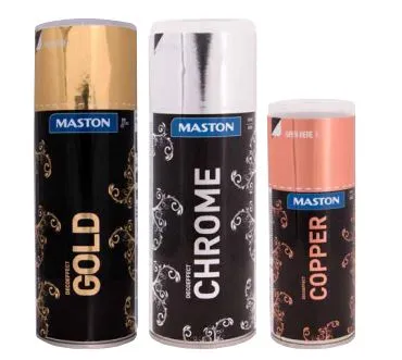 Maston lesklý interiérový dekoračný sprej - Spraylacquer Decoeffect 400 ml chrómový