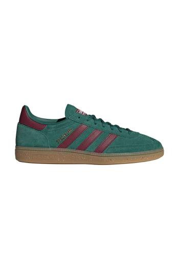 Semišové tenisky adidas Originals Handball Spezial zelená farba, IH3841