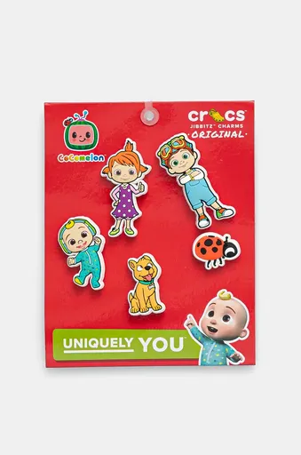 Detské odznaky na topánky Crocs CoComelon 5-pak