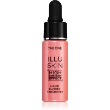 Oriflame The One IlluSkin rozjasňujúca lícenka 2 v 1 odtieň Soft Pink 15 ml