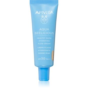 Apivita Aqua Beelicious ľahký tónovací fluid pre rozjasnenie pleti SPF 30 40 ml