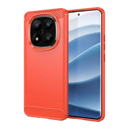 FLEXI TPU Ochranný kryt Xiaomi Redmi Note 14 Pro+ 5G červený