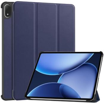 LEATHER Zaklápací kryt pre OnePlus Pad 3 modrý