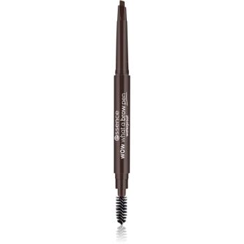 Essence WOW What a Brow ceruzka na obočie s kefkou odtieň 04 Black-Brown 0,2 g