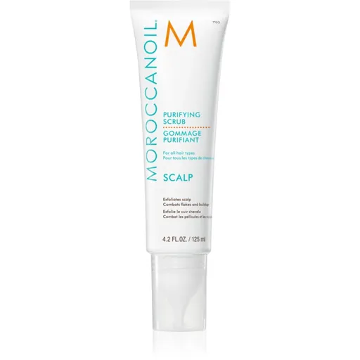 Moroccanoil Scalp Purifying Scrub jemný čistiaci peeling s upokojujúcim účinkom na vlasovú pokožku 125 ml
