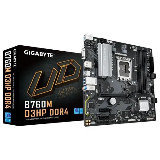 GIGABYTE MB Sc LGA1700 B760 D3HP DDR4, Intel B760, 4xDDR4, 1xDP, 1xHDMI, 1xVGA, mATX