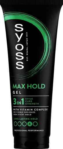 SYOSS Max Hold Styling Gel 250 ml (9000100591010)