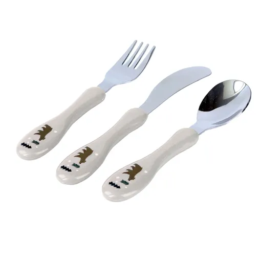 TORO Sada detských príborov KITCHISIMO 3ks medvedík