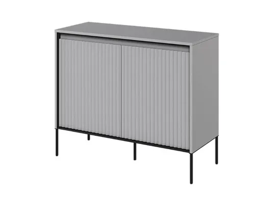 Dig-net nábytok Komoda SWING TR-02 s LED osvetlením | sivá